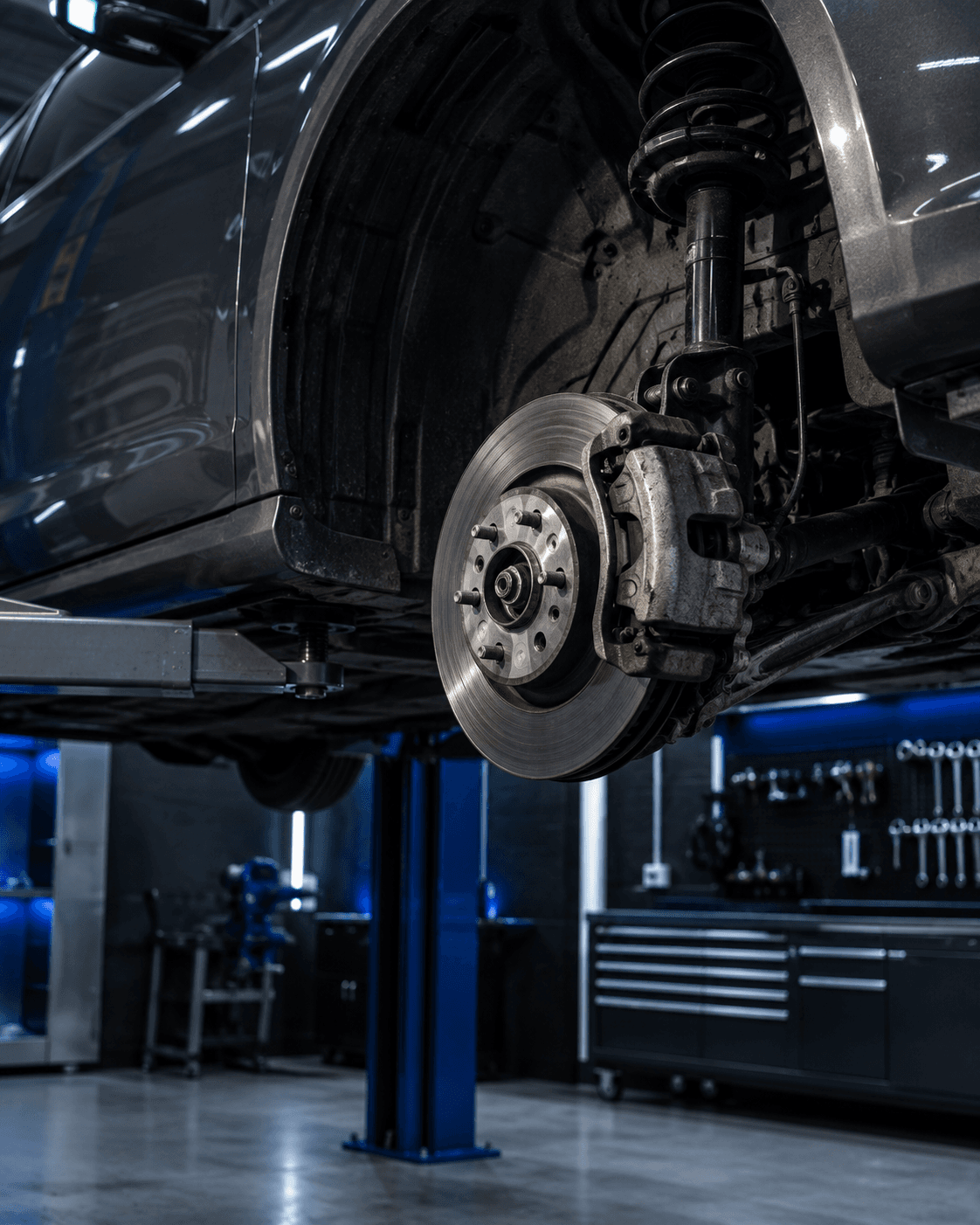 SOB Autofix brake inspection image for the test BMW 3 Series stock listing